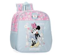 Disney Joumma Minnie Happy Mochila Preescolar adaptable Azul 23x25x10 cms Poliéster 5,75L