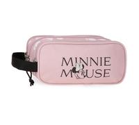 Disney Joumma Minnie Heads Estuche Triple Rosa 22x10x9 cms Poliéster 1,98L