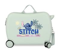 Joumma Disney Stitch Just Chill Maleta Infantil Verde 50x38x20 cms Rígido 1,8 kgs Cierre de combinación Lateral ABS 1,8 kgs 38L Equipaje de Mano