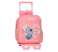 Disney Joumma Stitch One of a kind Mochila Preescolar con Carro Rosa 23x25x10 cms Poliéster 5,25L