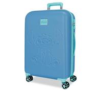 Joumma Disney Travelling with Stitch Maleta Mediana Azul 44x60x26 cms Rígido 3,86 kgs Cierre TSA ABS 3,86 kgs 68,64L