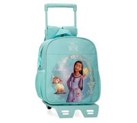 Disney Joumma Wish Dreamer Mochila Preescolar con Carro Azul 23x25x10 cms Poliéster 5,25L