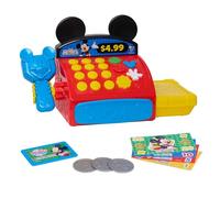 Disney Jr. Micky Mouse Clubhouse Caja Registradora con Sonidos, Frases y Dinero de Juguete, 10 Piezas, Desarrolla Habilidades Matemáticas Básicas, Juguete para Niños a Partir de 3 Años, de Just Play