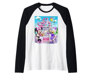 Disney Jr. Minnie's Bow-Toons: Pet Hotel TV Show Poster Camiseta Manga Raglan