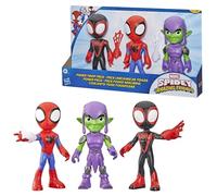 Disney Jr. Series, Marvel'S Iron Man and His Awesome Friends, Pack Martillo vs. Caos, Pack Doble de Figuras de 7,6 cm de Thor y Loki, Juguetes de superhéroes, A Partir de 3 años