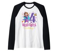 Disney Jr. Sofia the First My 4th Wand-erful Birthday Party Camiseta Manga Raglan