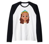 Disney Jr. Sofia the First Princess Camila Big Face Costume Camiseta Manga Raglan