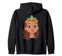 Disney Jr. Sofia the First Princess Camila Big Face Costume Sudadera con Capucha