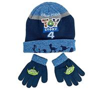Disney - Juego de gorro y guantes de invierno Pixar Toy Story 4 gorros para niño 1434 turquesa 52