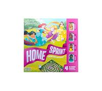 Disney Juego de Mesa Princess Home Sprint, 4 Piezas de Juego de Princesa Incluidas, Juego Familiar, Gran Regalo para niños, a Partir de 4 años