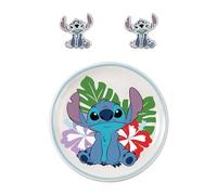 Disney Lilo and Stitch SF00678L.PH - Juego de pendientes y bandeja para baratijas, talla única, Latón, No es una piedra preciosa