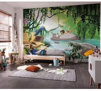 Disney Jungle Book Baloo Papel Mural Para Pared Infantil Verde + Adhesivo
