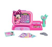 Disney Junior Minnie Mouse Bowtique - Caja registradora con sonidos, disfraces y juegos de simulación