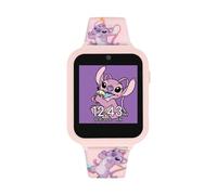 Disney Kids LAS4088 - Reloj inteligente digital interactivo con correa de silicona Lilo & Stitch Angel Pink, rosa, Moderno