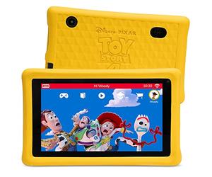 Disney Kids Tablet 7 Pulgadas - Pebble Gear Toy Story Tablet para niños con Funda Infantil, Control Parental, Filtro de luz Azul, más de 500 Juegos, Aplicaciones, Libros electrónicos, Wi-Fi, 16 GB