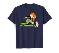 Disney Kim Possible and Rufus Animated Series Logo Camiseta