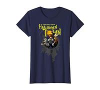 Disney Kingdom Hearts Greetings From Halloween Town Camiseta, Mujer, Azul Marino, 3XL