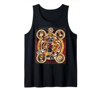 Disney Kingdom Hearts Group Circle Kingdome Camiseta sin Mangas