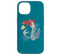 Disney La Sirenita Ariel y Flounder Under the Sea Carcasa para iPhone 14