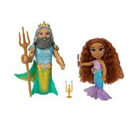 Disney Set de regalo Ariel y Tritón 15 cm Accesorios incluidos 3+ años