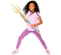 Disney La Sirenita - Tridente Tritón con Funciones - El Tamaño del Tridente es Regulable - Juguete Recomendado para Niños 4 Años +