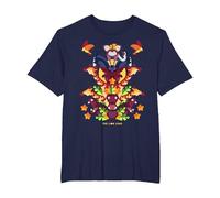 Disney: La torre de animales del rey león Camiseta, Hombre tallas grandes, Azul Marino, 4X Alto