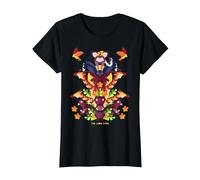 Disney: La torre de animales del rey león Camiseta, Mujer, Negro, XL