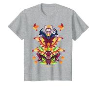 Disney: La torre de animales del rey león Camiseta, Niños, Gris Jaspeado, 6 años