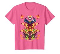 Disney: La torre de animales del rey león Camiseta, Niños, Rosa jaspeado, 4 años