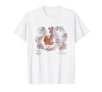 Disney Lady and the Tramp Retro Vintage Art Distressed Camiseta