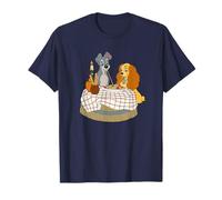 Disney Lady and Tramp Bella Notte Spaghetti Camiseta
