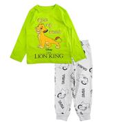 Disney Le Roi Lion, Conjunto de Pijama, 2 Piezas, Suéter + Joggers, Niños, (2 a 14 Años), Unisex, Niño, Niña, Suave, Lindo, Cálido, Sudadera + Pantalones, Modelo DIS KL 5204C600 S1-3A