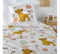 Disney Le Roi Lion Juego de ropa de cama infantil, algodón, Disney El Rey León Pampa. Talla Cama 90cm (140x200cm). Color Otros