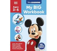 Disney Learning Big Workbook Ages 3-5: Preschool/Reception Maths & English Workbook for Kids, Aligned with National Curriculum