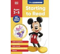 Disney Learning Starting to Read (Ages 3-5): Preschool/Reception English Handwriting, Alphabet Workbook for Kids, Aligned with National Curriculum
