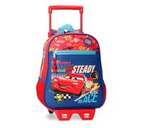 Disney Lets Race Equipaje- Bolsa de Mensajero, Niños, Rojo