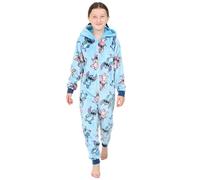 Disney Lilo and Stitch & Angel - Forro polar para niños, color azul, azul, 9-10 Años