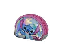 Disney Lilo and Stitch Cosmic-Pack of Heart Diary + 6-Coloured Pen, Pink