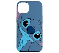 Disney Lilo and Stitch Cute Stitch Face Gris pizarra Carcasa para iPhone 13