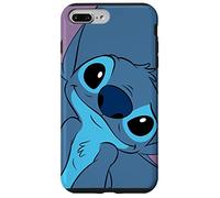 Disney Lilo and Stitch Cute Stitch Face Gris pizarra Carcasa para iPhone 7 Plus/8 Plus