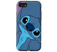 Disney Lilo and Stitch Cute Stitch Face Gris pizarra Carcasa para iPhone SE (2020) / 7 / 8