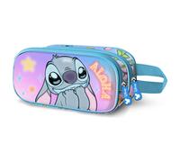 Disney lilo and stitch heart-pack of plush diary + 6-coloured pen, blu