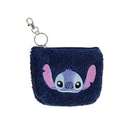 DISNEY Lilo and Stitch - Llavero de Monedero Azul y Rosa, Azul y Rosa, Talla única, Moderno