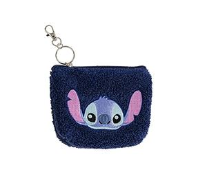Disney Lilo and Stitch - Llavero de Monedero Azul y Rosa, Azul y Rosa, Talla única, Moderno