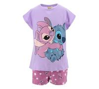 Disney Lilo and Stitch Niñas Pijama Corto (Púrpura,16 años)