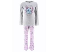Disney Lilo and Stitch Niñas Pijama Largo (Púrpura,12 años)