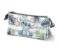Disney lilo and stitch ocean-triple - estuche para lápices, azul, 23