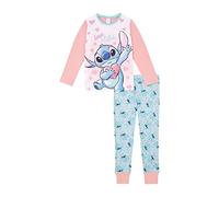 Disney Lilo and Stitch - Pijama para niñas de 5 a 15 años, rosa, 7-8 Years