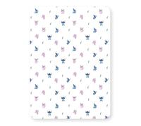 Disney Lilo and Stitch - Sábana Bajera Ajustable Oficial para Cama Doble, diseño frío con Puntada y ángel, diseñada para Camas Dobles, poliéster Suave con Borde elástico, Dormitorio