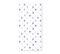Disney Lilo and Stitch - Sábana Bajera Ajustable Oficial para Cama Individual, diseño frío con Puntada y ángel, diseñada para Camas Individuales, poliéster Suave con Borde elástico